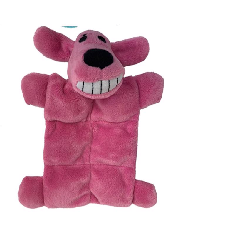 Multipet Assorted Loofa Squeakin Mat Dog Toy Medium