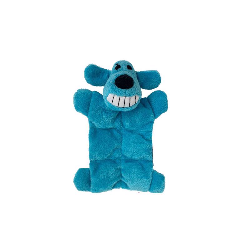 Multipet Assorted Loofa Squeakin Mat Dog Toy Medium