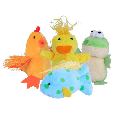 Multipet Look Who's Talking Assorted Animal Cat Toy 3