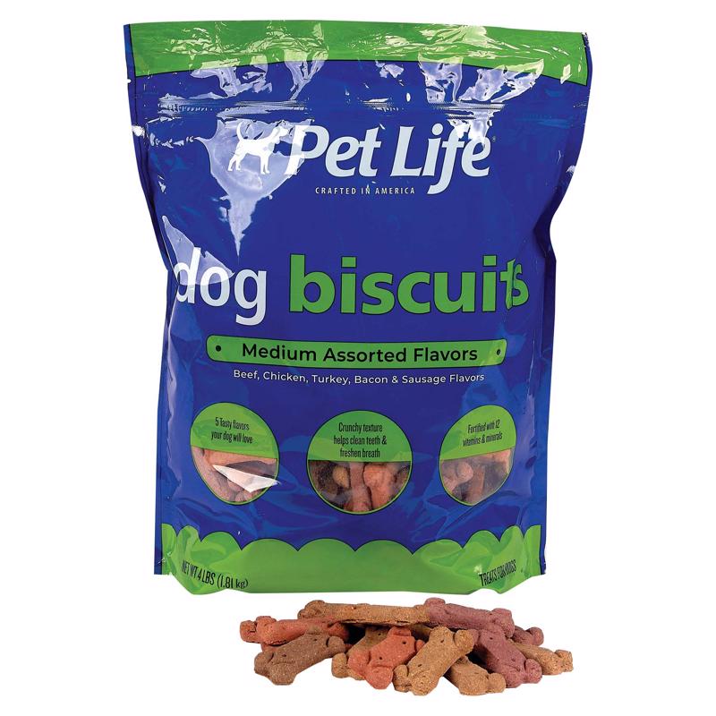 Pet Life Assorted Biscuit For Dogs 4 lb