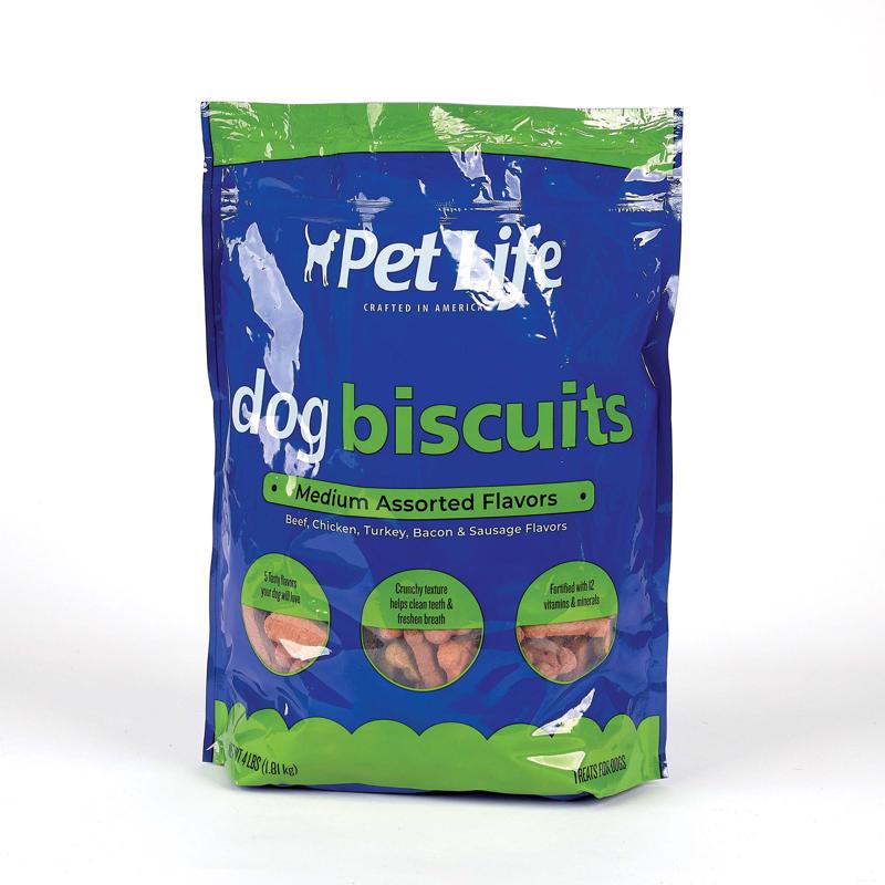 Pet Life Assorted Biscuit For Dogs 4 lb