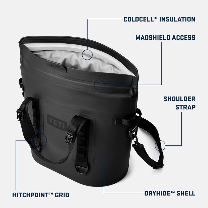 YETI Hopper M30 Black 42 Soft Sided Cooler