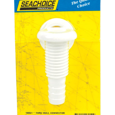 Seachoice Polished Plastic 3/4 in. W Thru Hull Connector