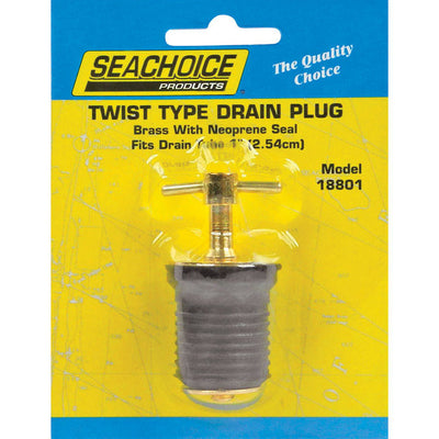 Seachoice Brass 6.8 in. L X 1 in. W Drain Plug