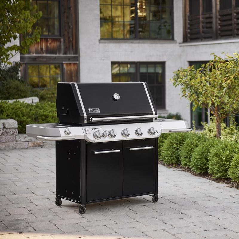 Weber Summit FS38 E 5 Burner Natural Gas Grill Black