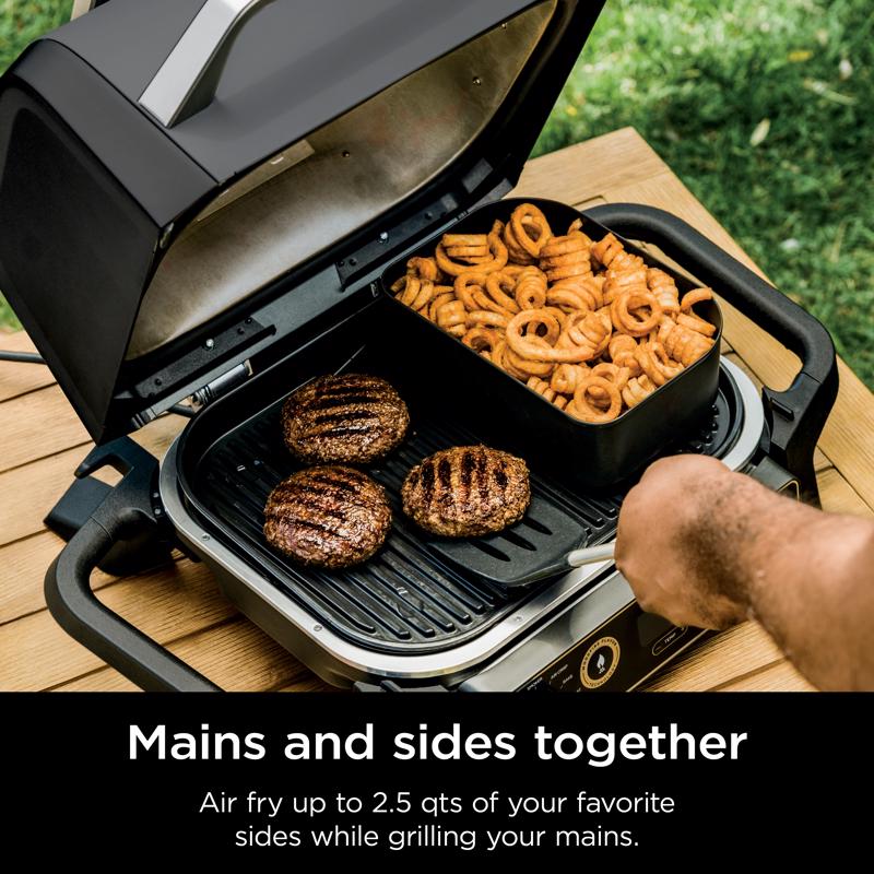 Ninja Woodfire Steel Grill Basket 2.5 qt 9 in. L X 6.3 in. W