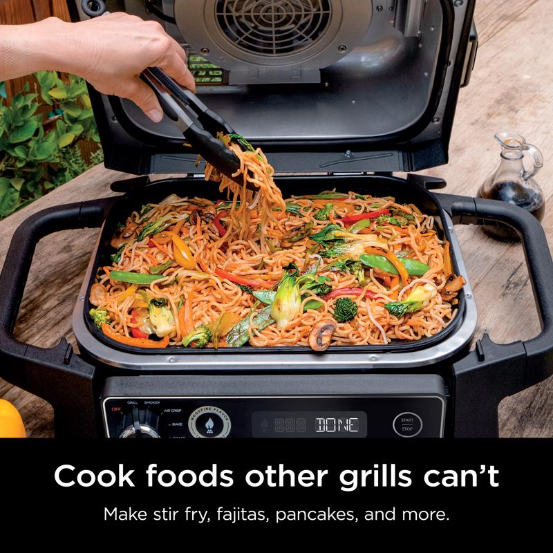 Ninja Woodfire Ceramic Grill Top Griddle 15 in. L X 11 in. W