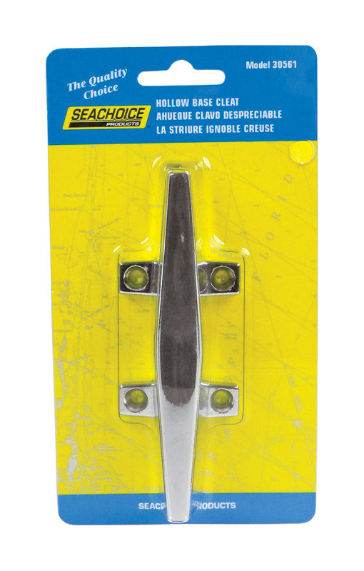 Seachoice Chrome-Plated Zinc 3/4 in. L X 4 1/2 in. W Hollow Base Cleat