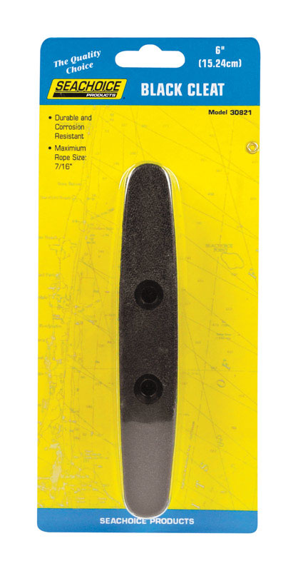 Seachoice Plastic 6 in. L Cleat