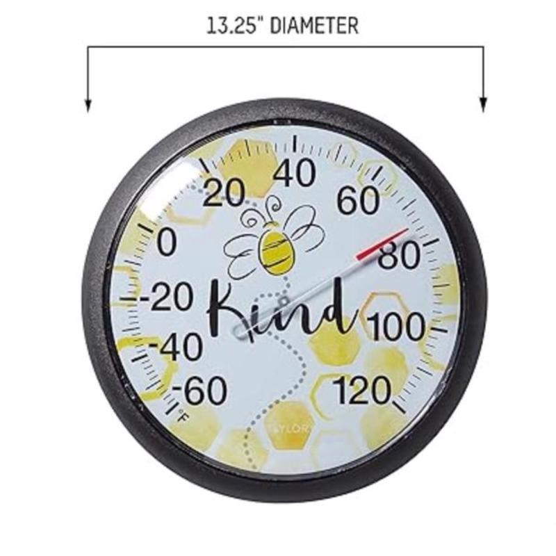 Taylor Bee Dial Thermometer Plastic Multicolored 13.25 in.