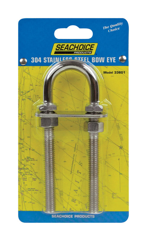 Seachoice Stainless Steel 2-1/4 in. L Bow Eye