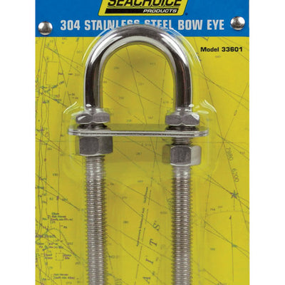 Seachoice Stainless Steel 2-1/4 in. L Bow Eye