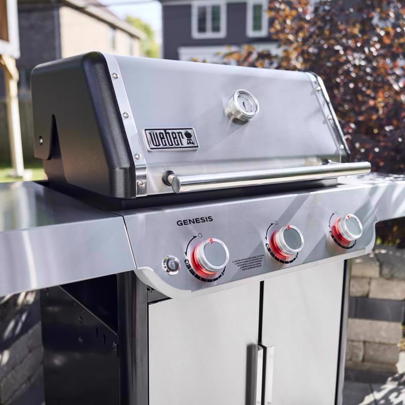 Weber Genesis S-315 3 Burner Natural Gas Grill Stainless Steel
