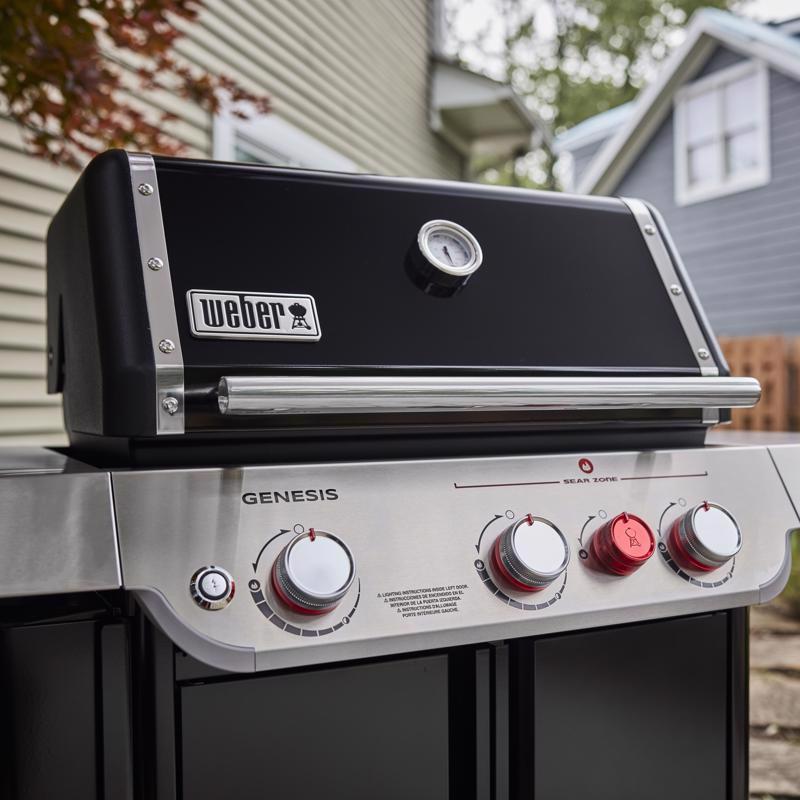 Weber Genesis E-335 3 Burner Natural Gas Grill Black