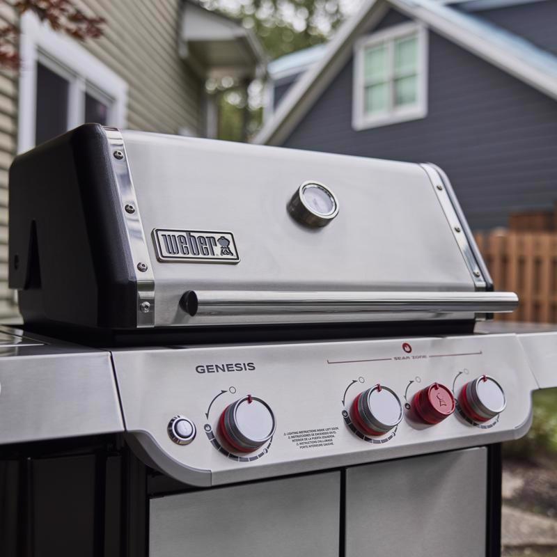 Weber Genesis S-335 3 Burner Natural Gas Grill Stainless Steel