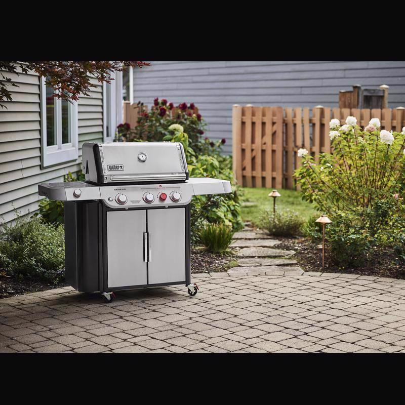 Weber Genesis S-335 3 Burner Natural Gas Grill Stainless Steel