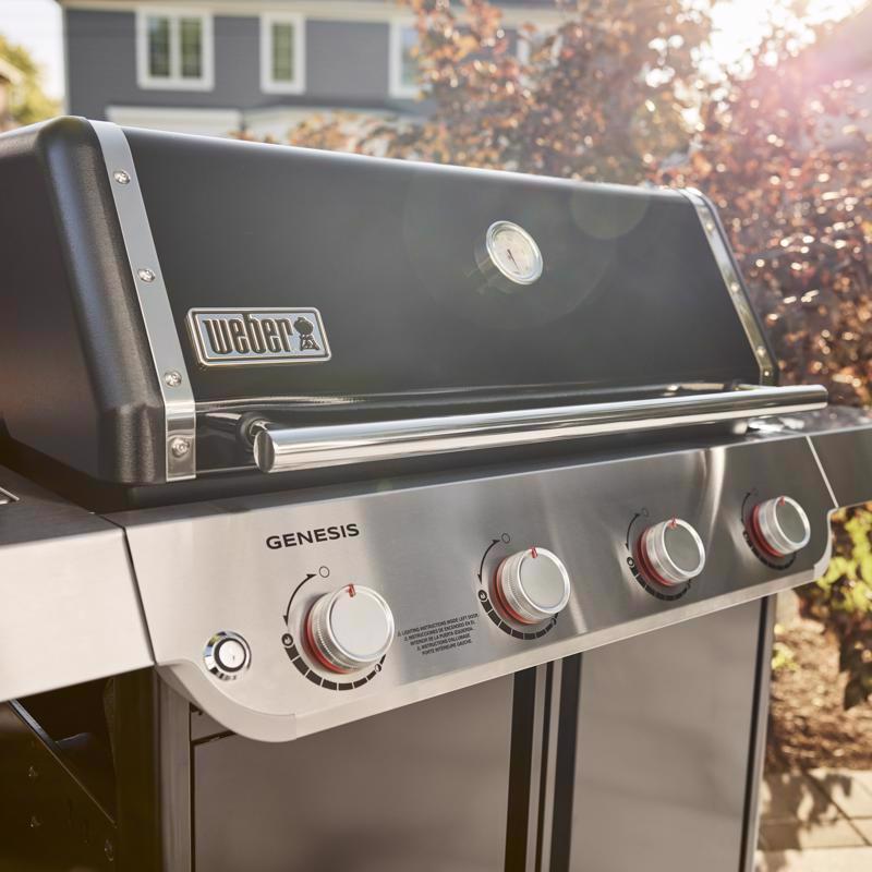 Weber Genesis E-415 4 Burner Natural Gas Grill Black