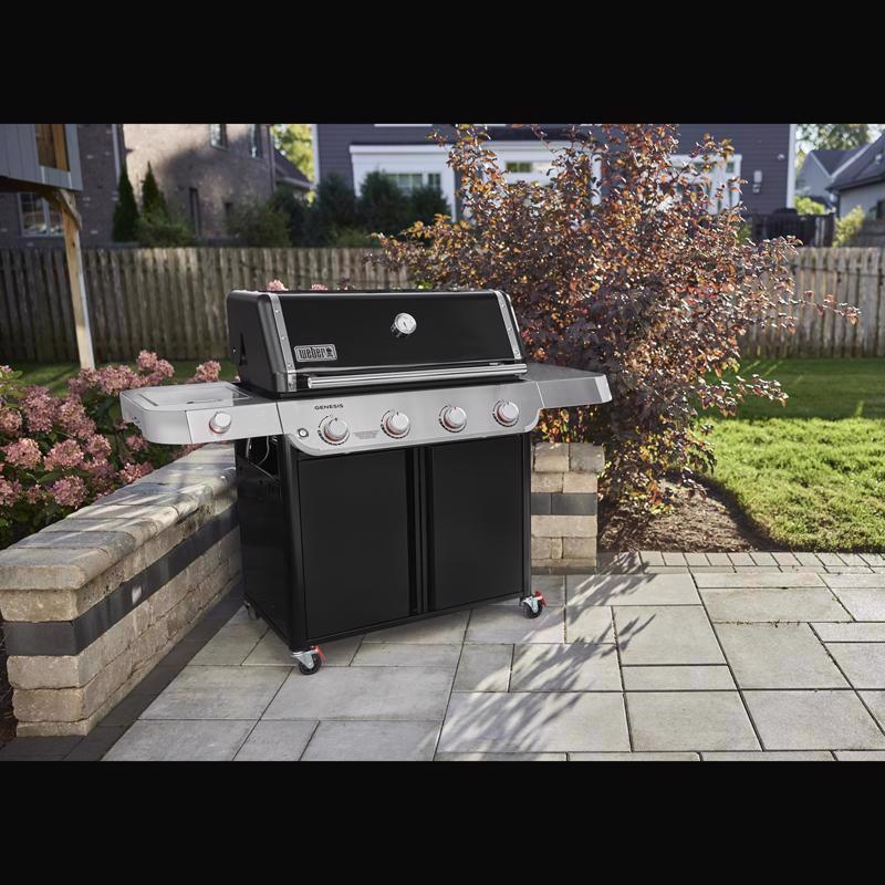 Weber Genesis E-415 4 Burner Natural Gas Grill Black