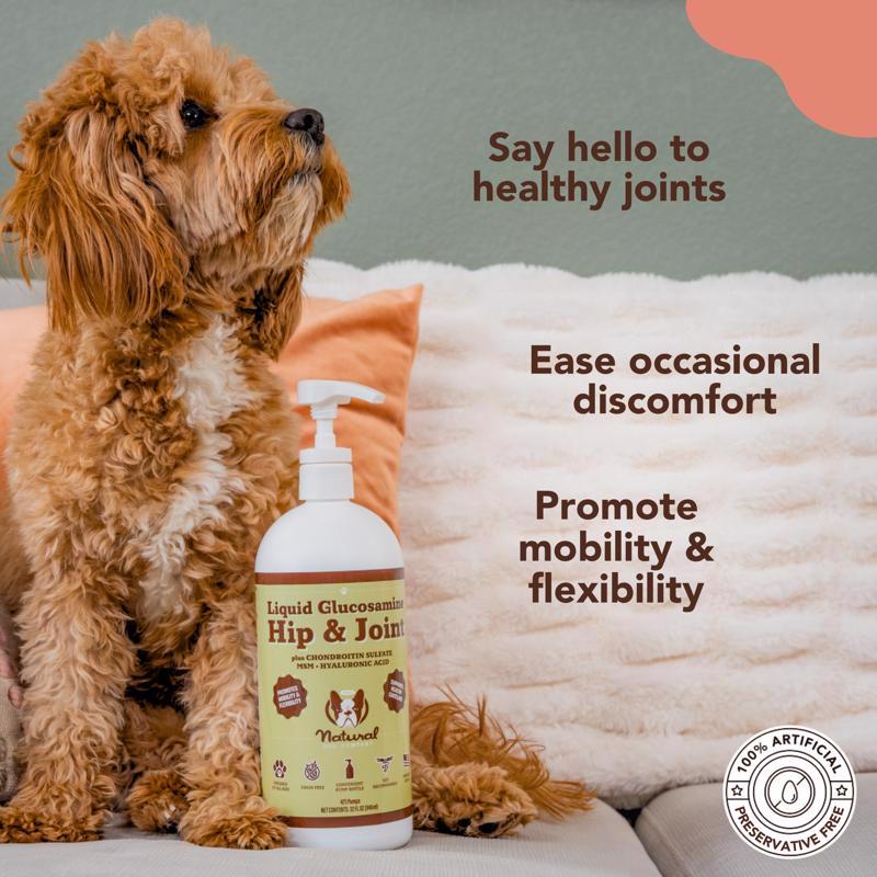 Natural Dog Company Dog Hip and Joint Supplement 16 oz