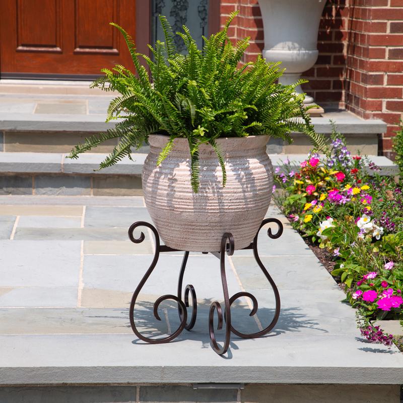 Gardien Bronze Steel Plant Stand
