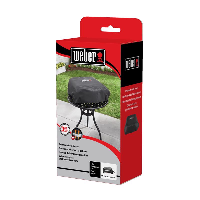 Weber Traveler Black Griddle Cover For 17in. Portable Griddle