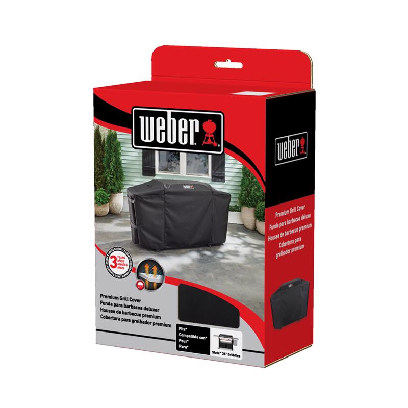 Weber Slate 36in. Black Griddle Cover