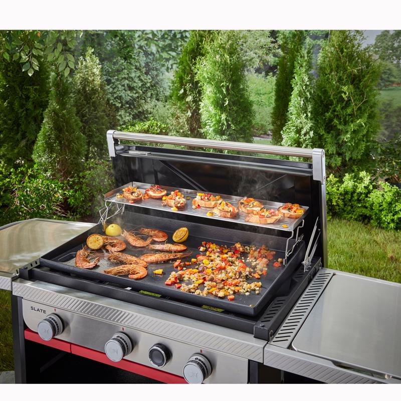 Weber Warming Rack/Tray Stainless Steel Warming Rack