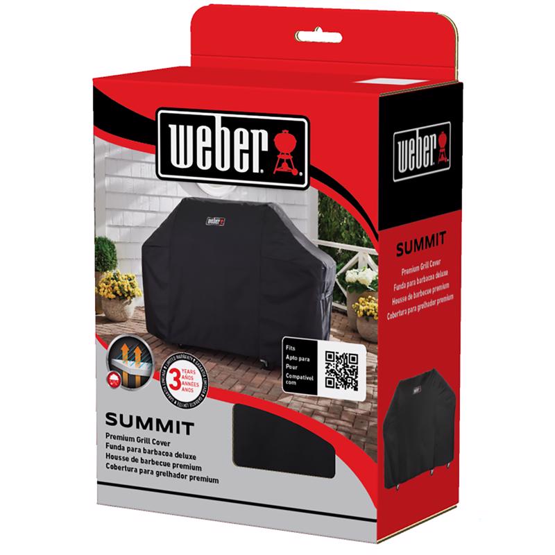 Weber Summit FS38, FS38X and 670 Models Black Grill Cover