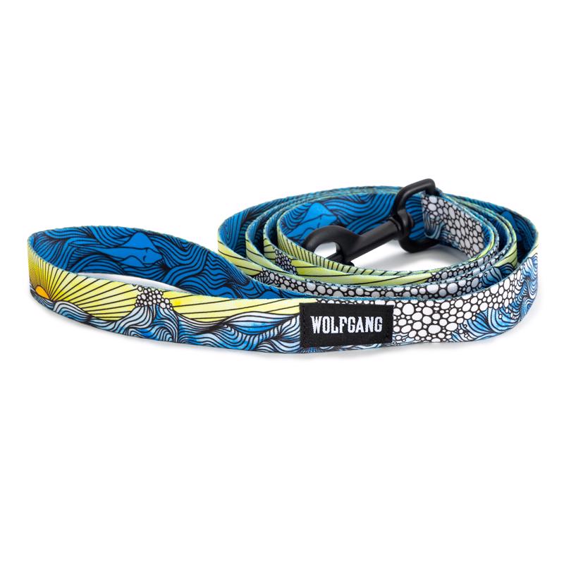 Wolfgang Multicolored DawnPatrol Polyester Dog Leash Medium/Large