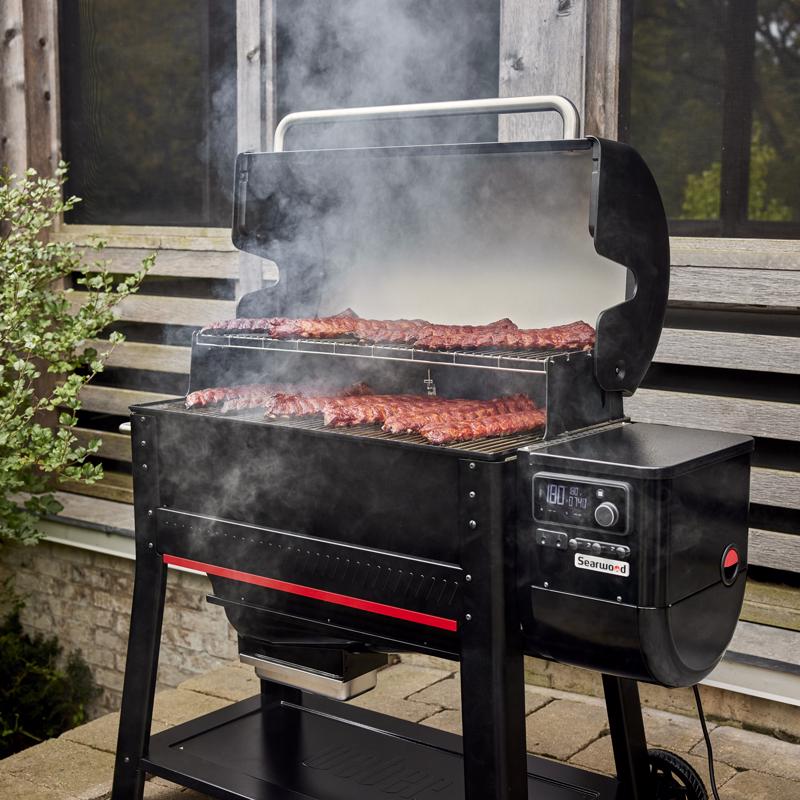 Weber Searwood XL 600 36" Wood Pellet WiFi Grill Black