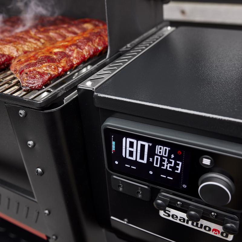 Weber Searwood XL 600 36" Wood Pellet WiFi Grill Black