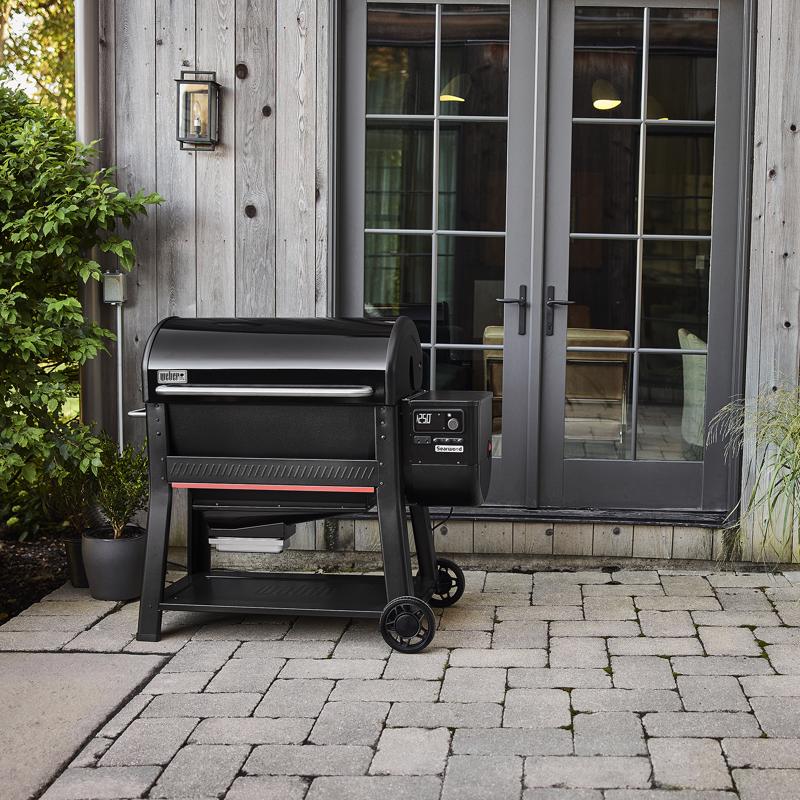 Weber Searwood XL 600 36" Wood Pellet WiFi Grill Black