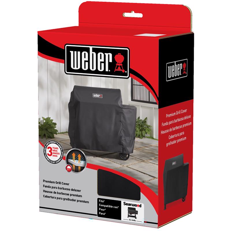 Weber Searwood XL 600 Pellet Black Grill Cover