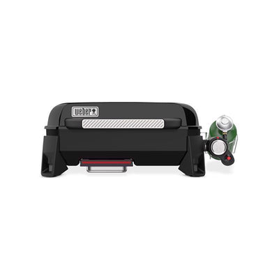 Weber Traveler  17" Portable 1 Burner Liquid Propane Outdoor Griddle Black