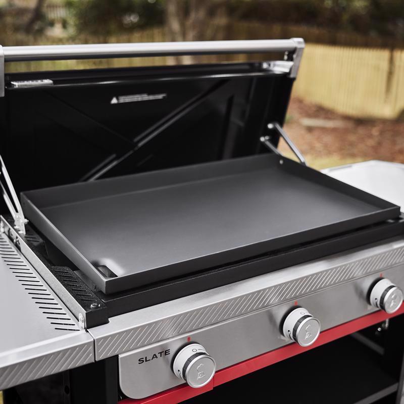 Weber Slate 30" Rust-Resistant 3 Burner Liquid Propane Outdoor Griddle Black