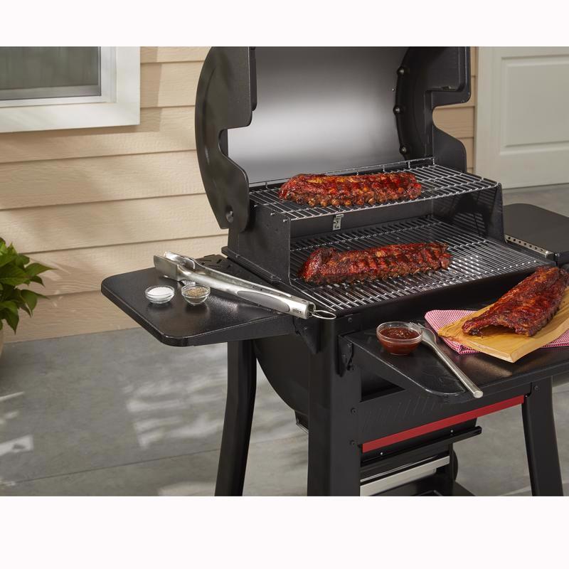 Weber Searwood 600/XL 600 series Side Table Steel 3.8 in. H X 13 in. W X 16.3 in. L