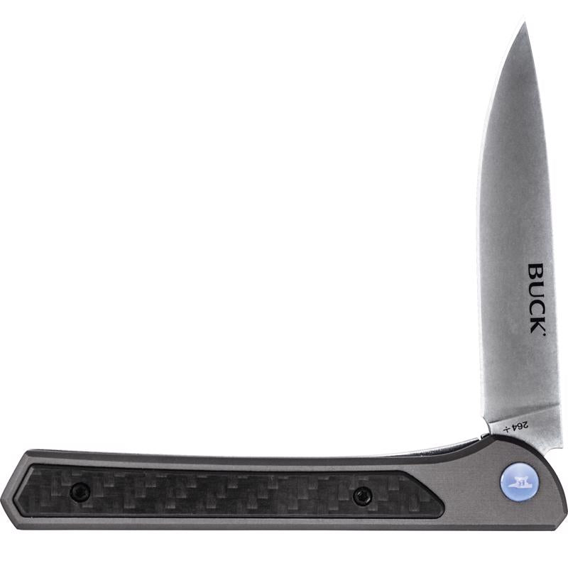 Buck Knives Cavalier Gray 7Cr Stainless Steel > 6 in. Folding Knife