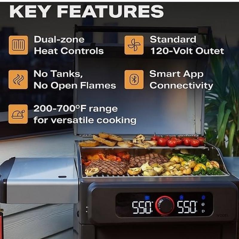 Current Electric Grill Slate