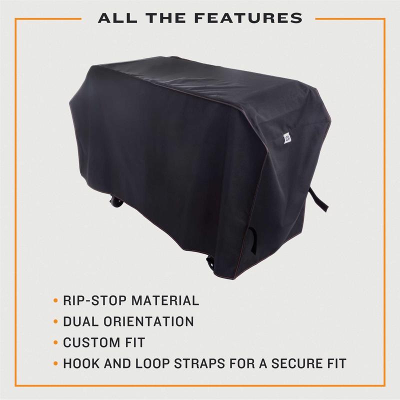 Oklahoma Joe's Black Prep/Storage Cart Cover