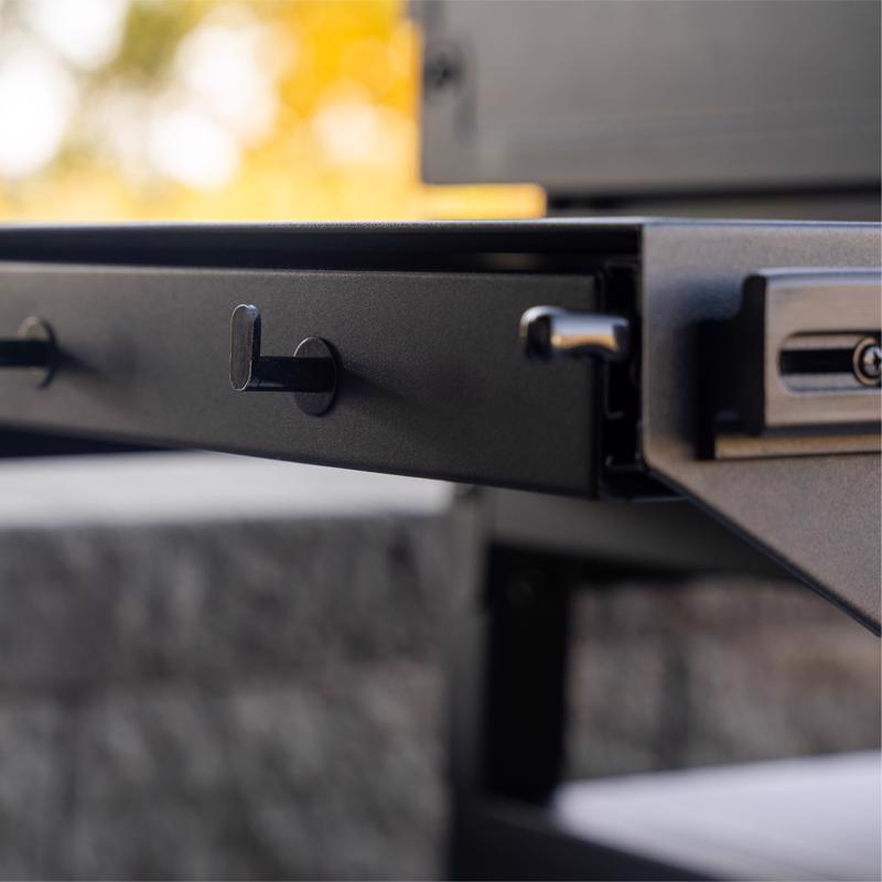 Blackstone Iron Forged 4 Burner Liquid Propane Outdoor Griddle with Hood Black