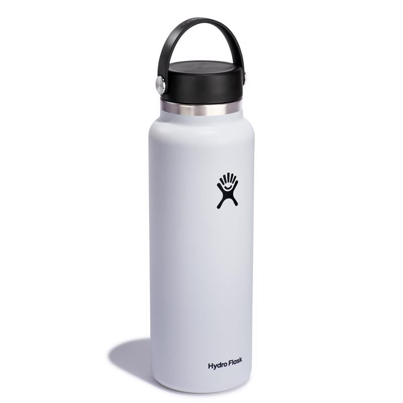 Hydroflask 40 oz White BPA Free Insulated Bottle