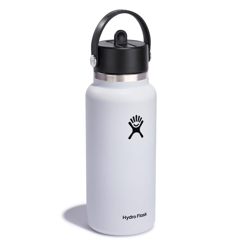 Hydroflask 32 oz White BPA Free Insulated Water Bottle