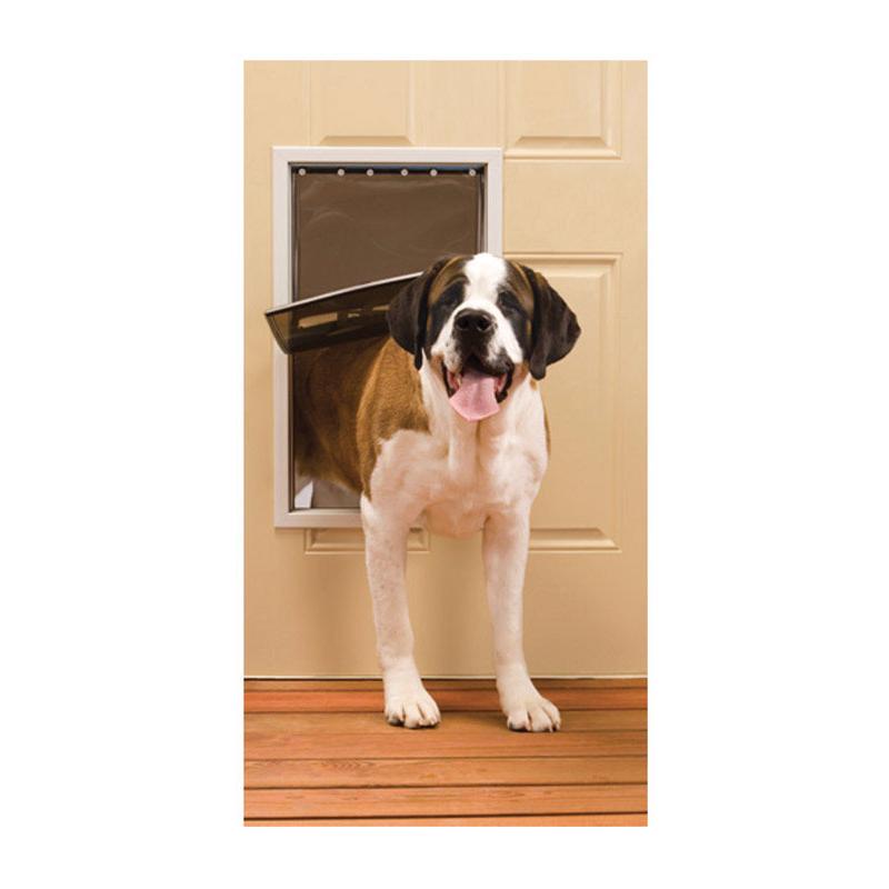 PetSafe 27.125 in. H X 16.25 in. W X-Large Aluminum Pet Door