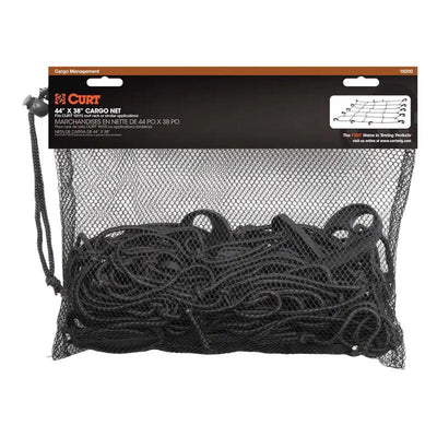 CURT Black Adjustable Cargo Net 44 in. L