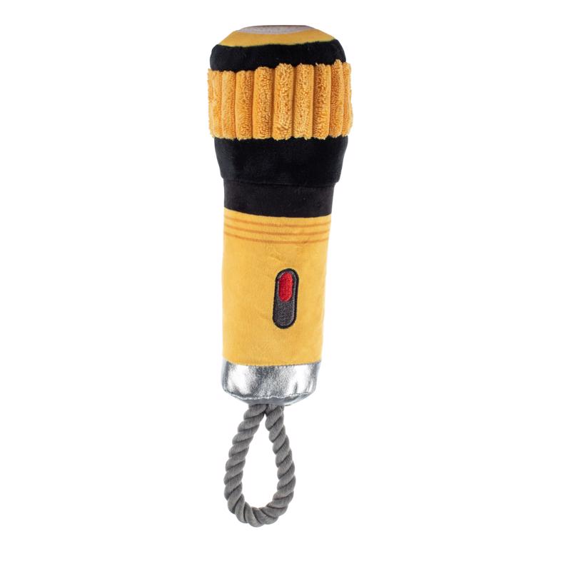Pet Shop by Fringe Studio Wagsdale Black/Yellow I Need Some Light Dog Toy