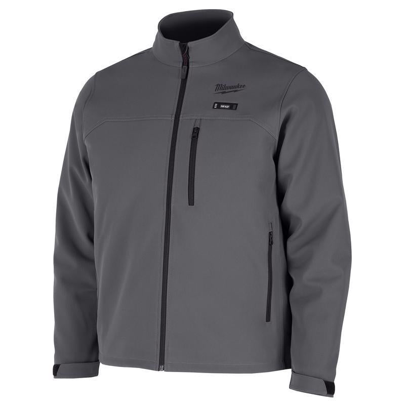 Milwaukee S Unisex Heated Jacket with Charger/Power Source Only Gray