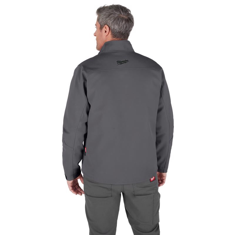 Milwaukee M Unisex Heated Jacket with Charger/Power Source Only Gray