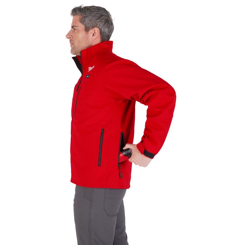Milwaukee S Unisex Heated Jacket Kit Red