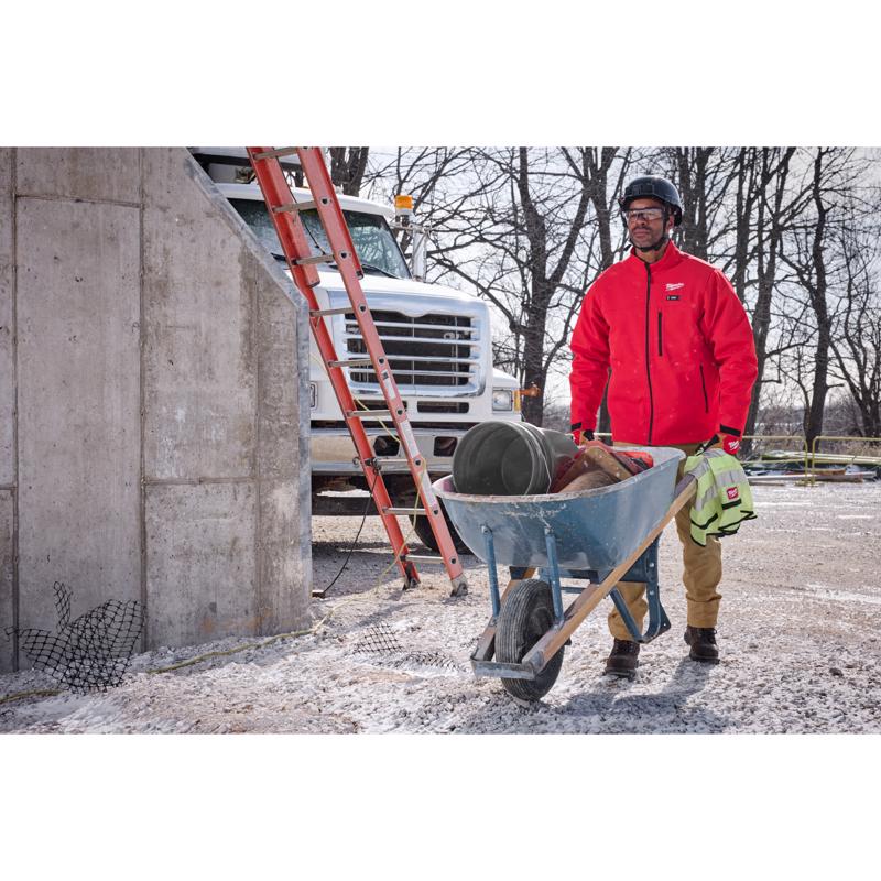 Milwaukee M Unisex Heated Jacket Kit Red