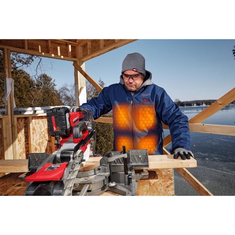 Milwaukee XXL Unisex Heated Jacket Kit Blue